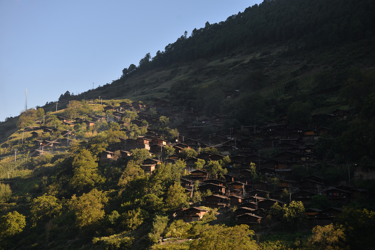 图集 | 大山深处的傈僳古村落—维西县同乐村_文旅头条