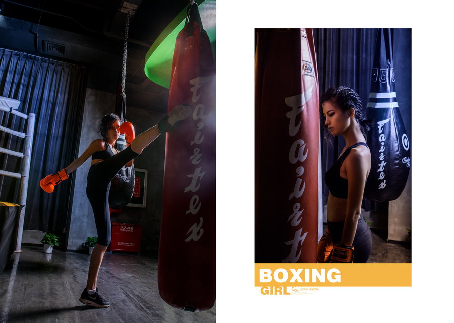 boxing girl