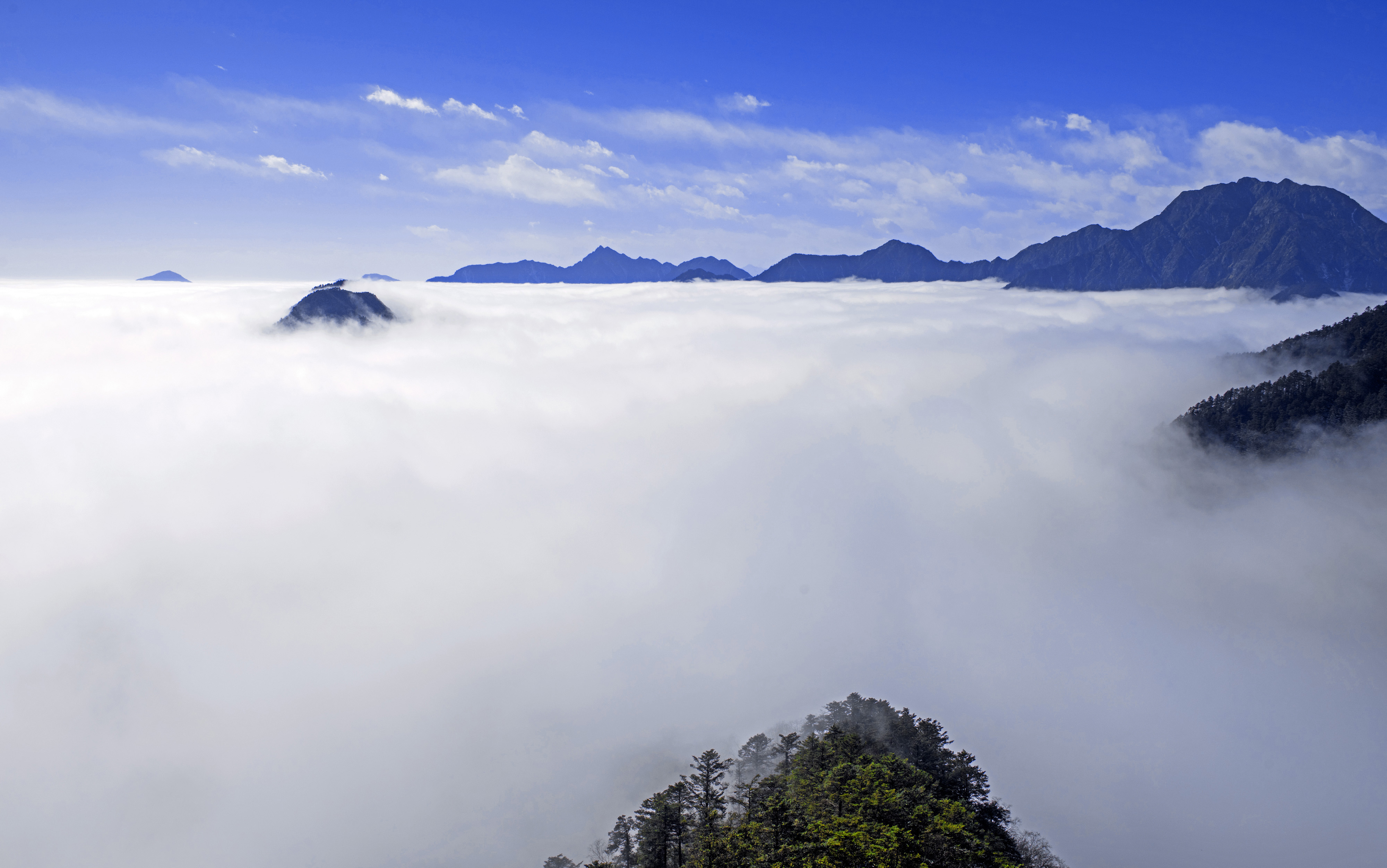 西岭雪山云海