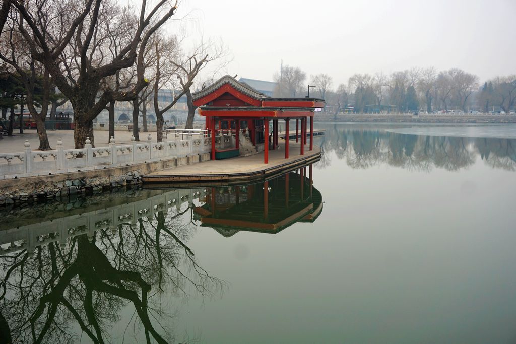 正月里的北京北海公园