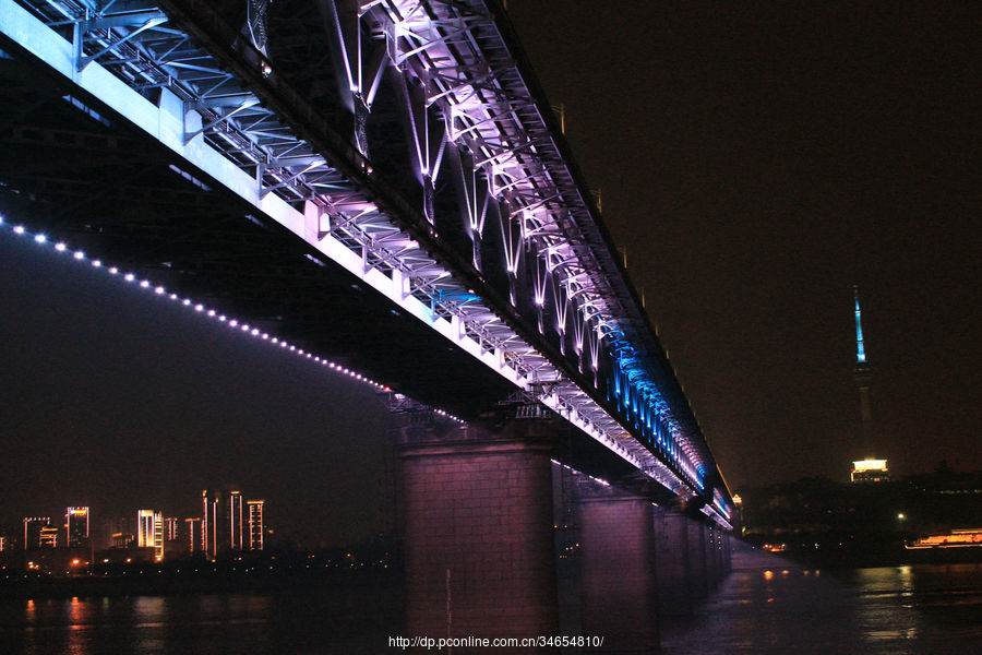 长江大桥美夜景