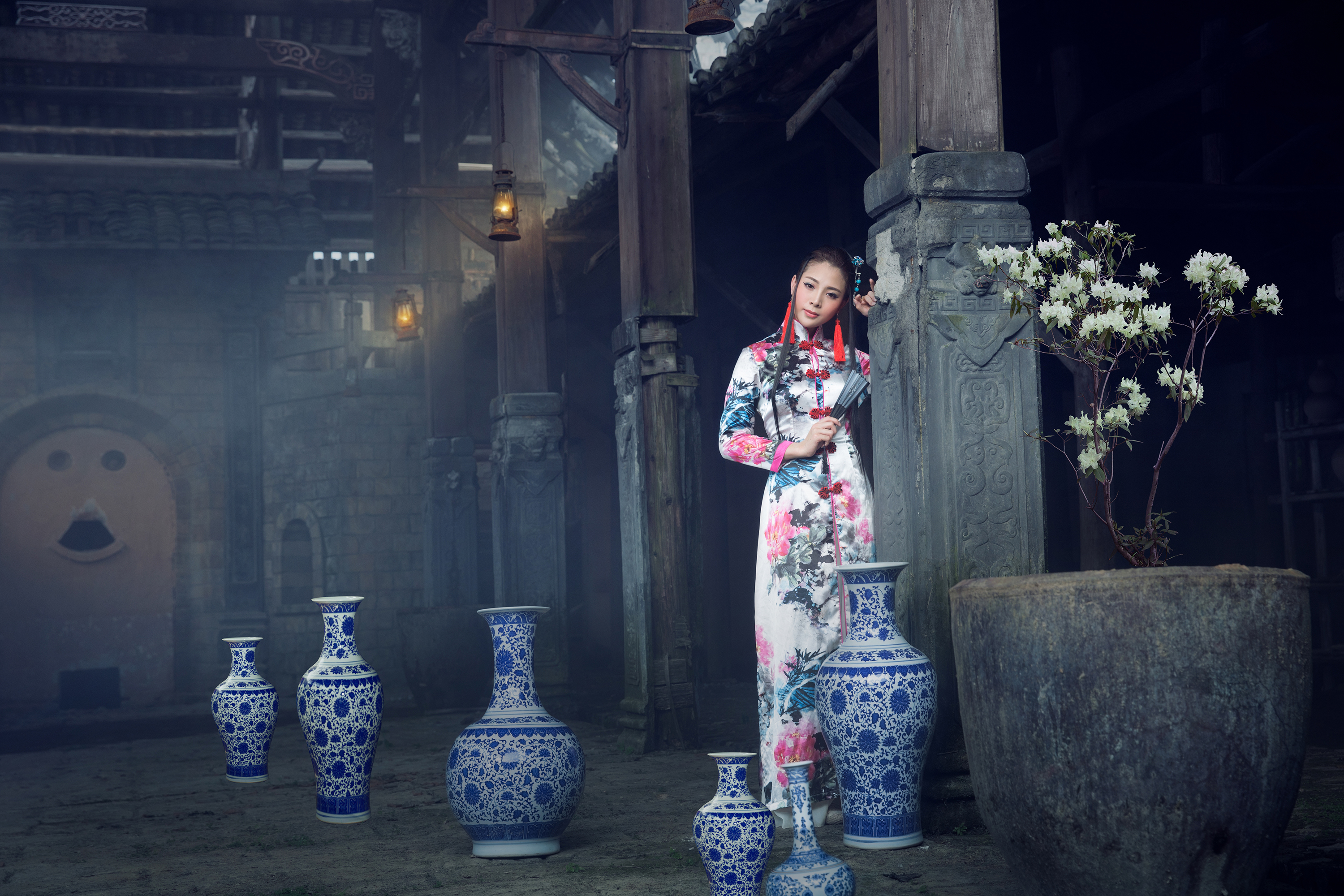 景德镇《青花瓷》中国风人像摄影