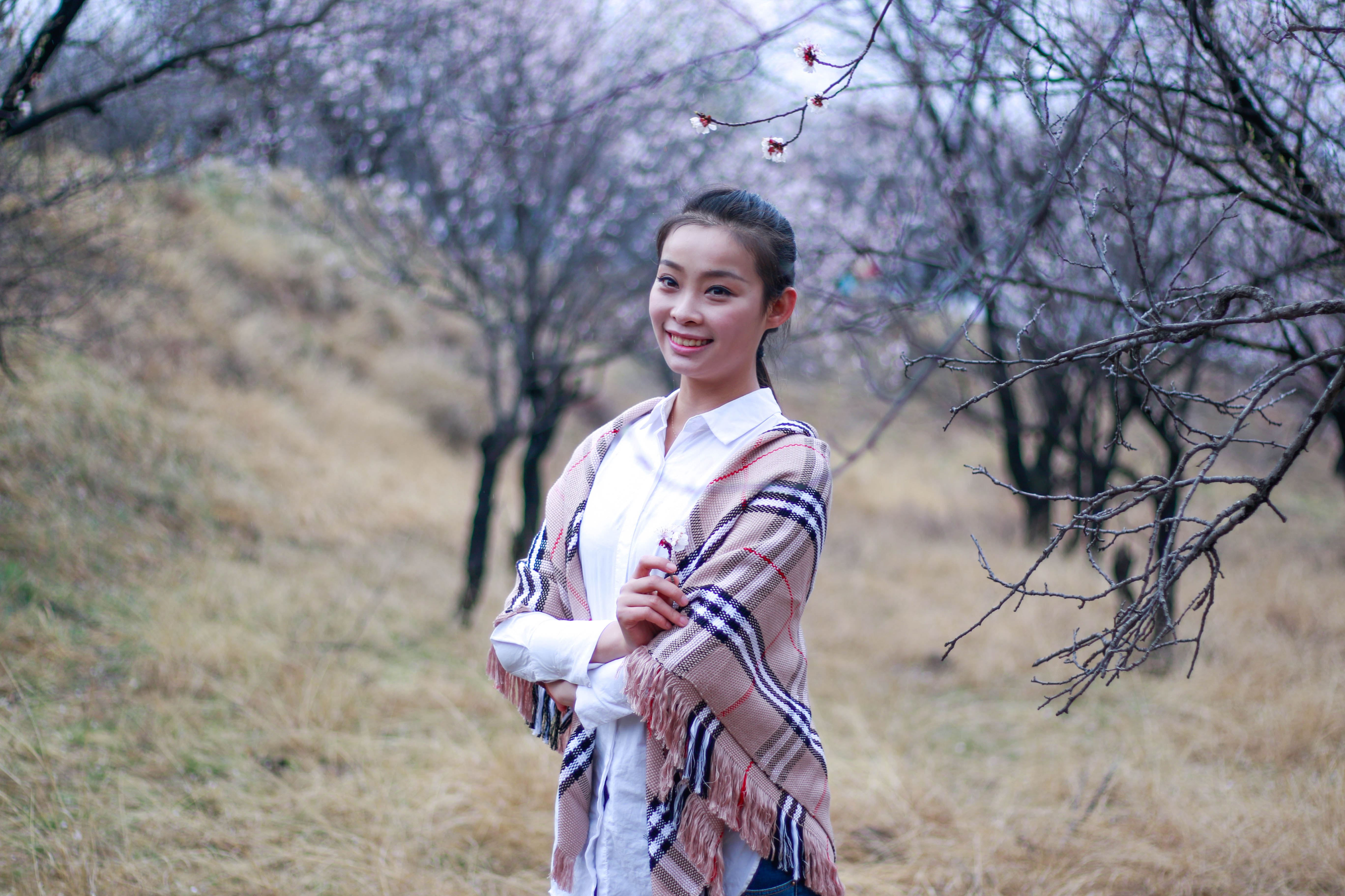 【杏花人像习作摄影图片】人像摄影_摄影交流-6580_网