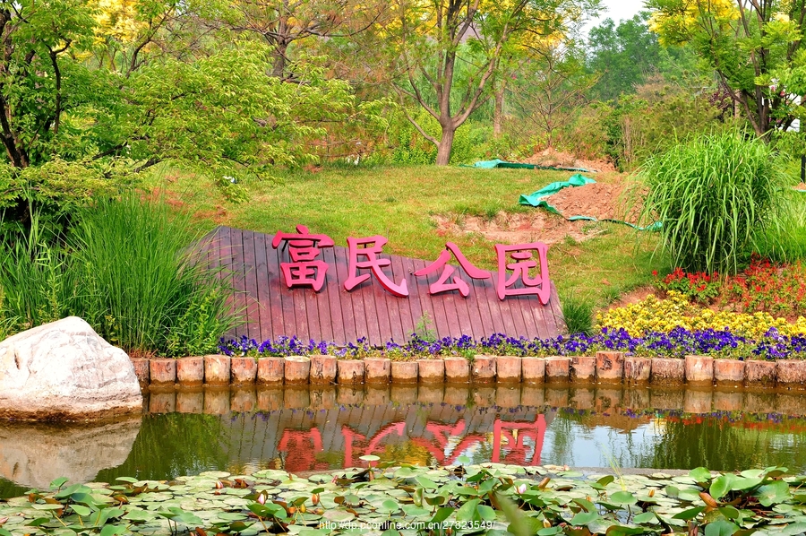天津富民公园 环境人像