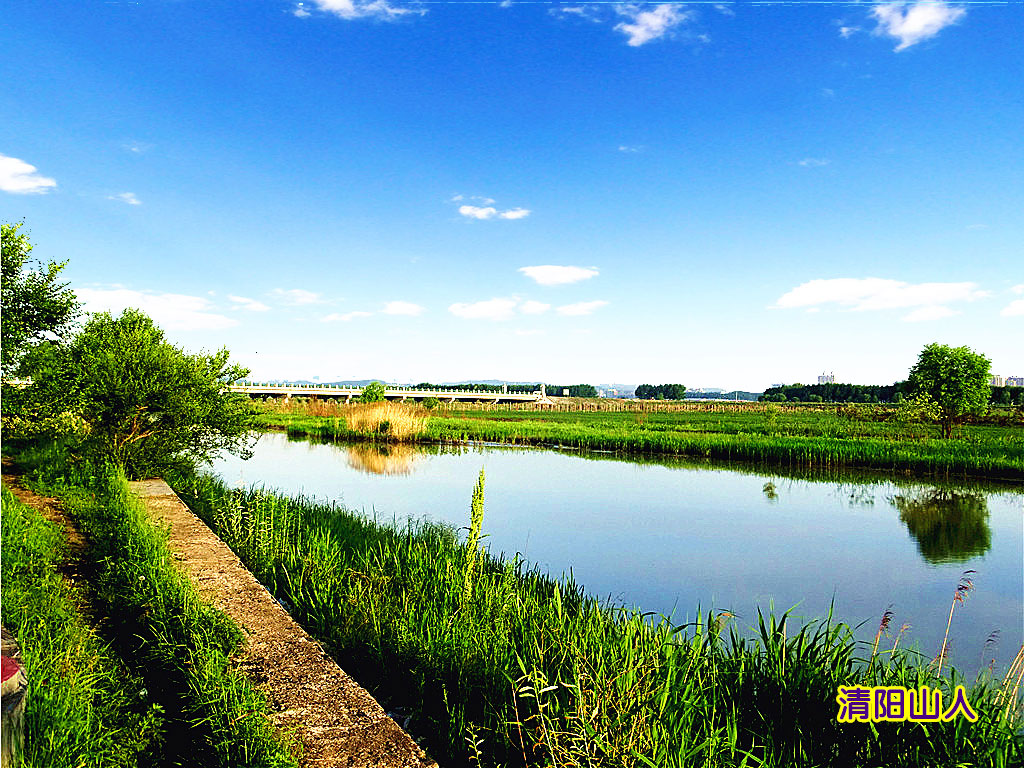 宝清县风景【家乡小河.宝石河】清阳山人