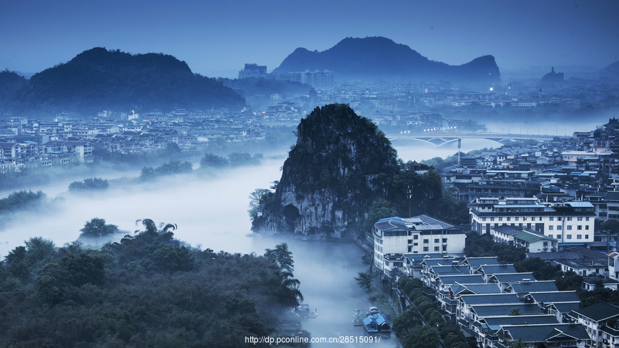 山环水绕 气象万千