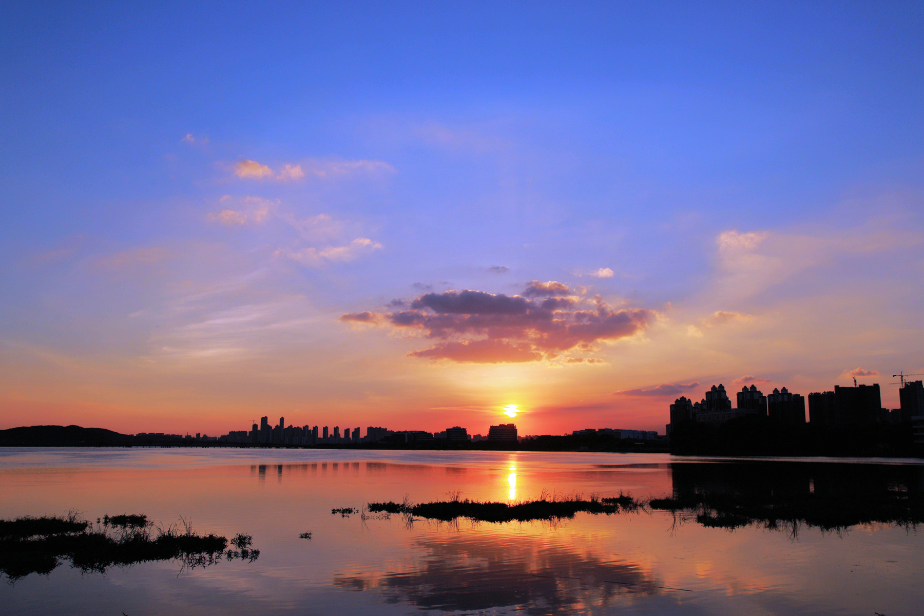 七夕有约夕阳美