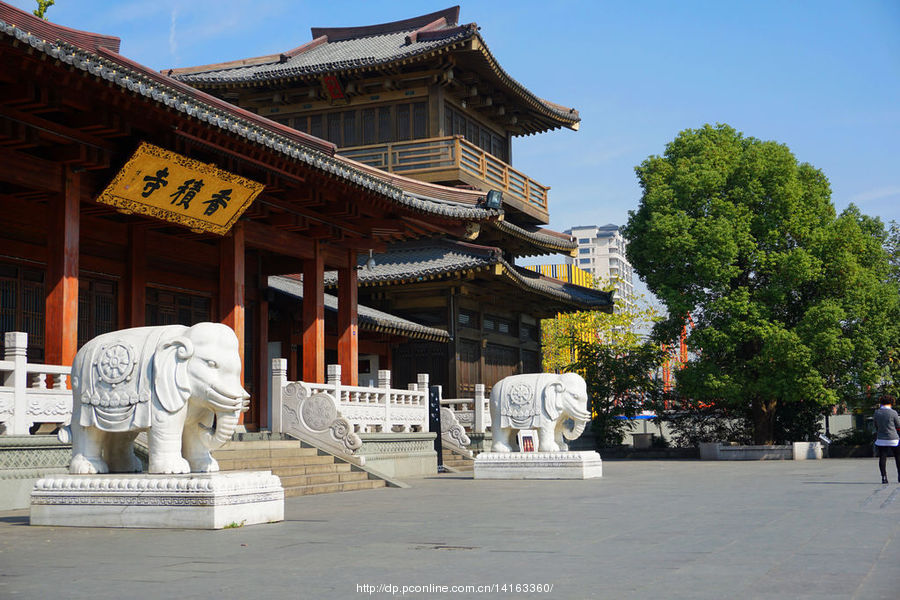 杭州大兜历史文化街区的香积寺