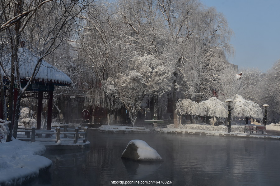 水磨沟公园雪景