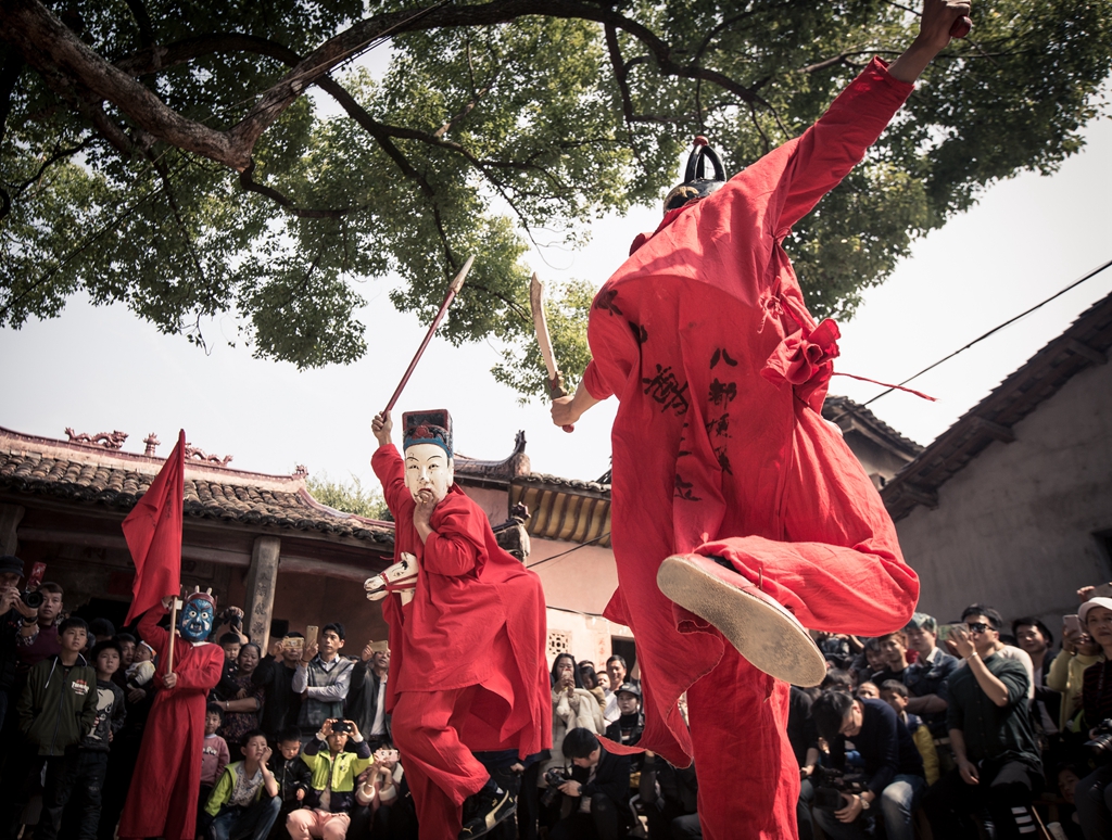 【南丰傩舞】庚溪竹马
