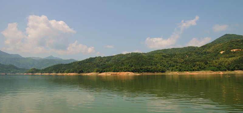 深山湖泊:山仔水库