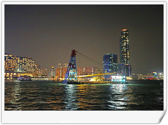 香港维多利亚海港夜景(二)