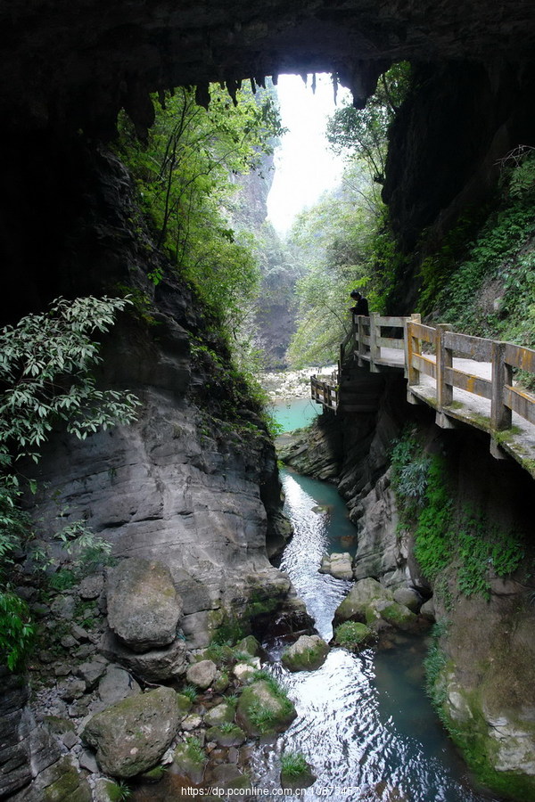 碧水隐在此山中——武隆龙水峡地缝