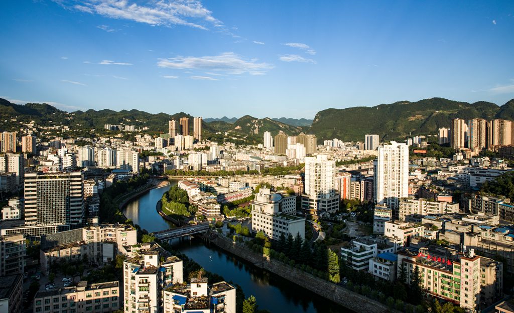 黔江区城区风光