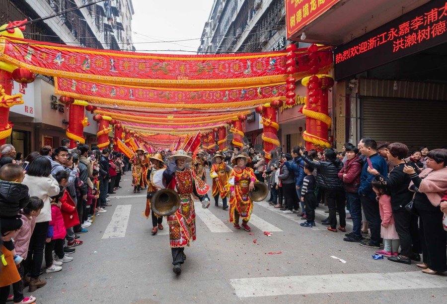 洪濑树德境大型踩街纪实2