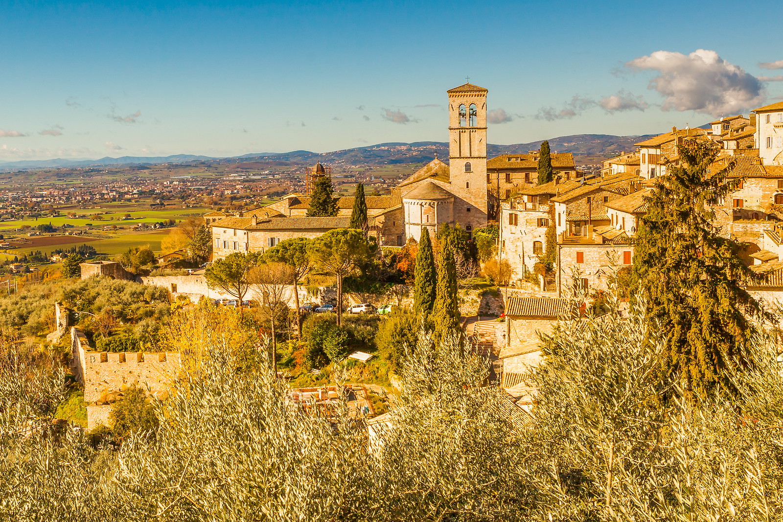 意大利阿西西(Assisi), 登高放眼