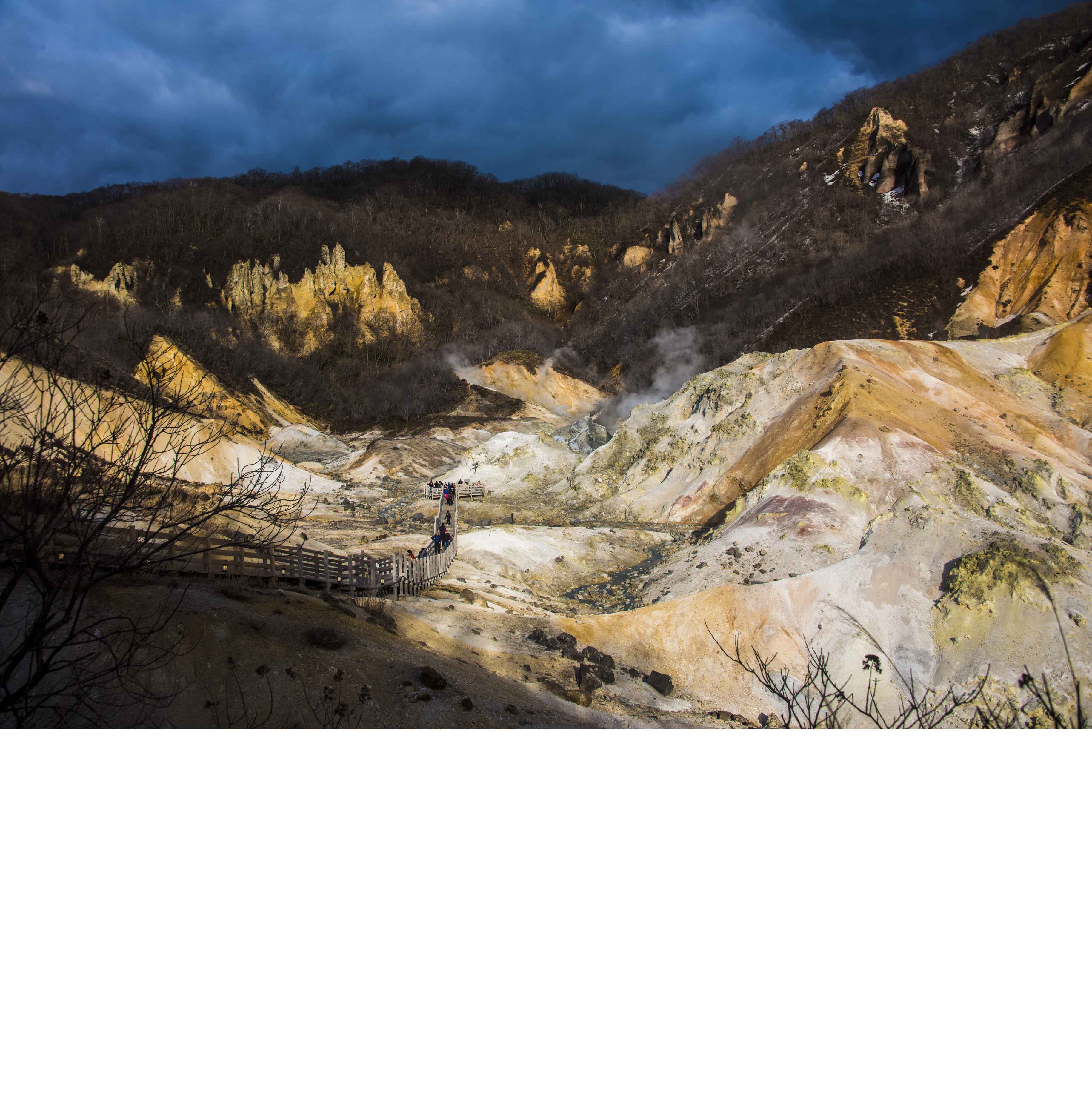 日本北海道地狱谷风景图片--壁纸高清
