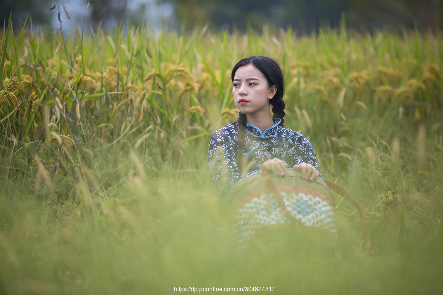 【村里有个姑娘叫小芳摄影图片】人像摄影_太平洋电脑