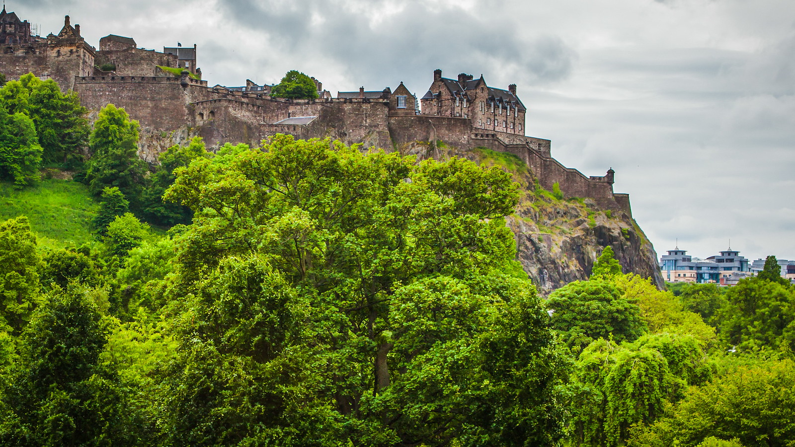 苏格兰爱丁堡城堡edinburghcastle城市的象征