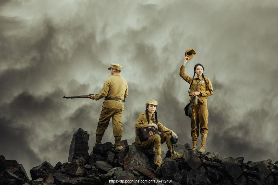 大型抗美援朝战争题材摄影作品《英雄儿女》