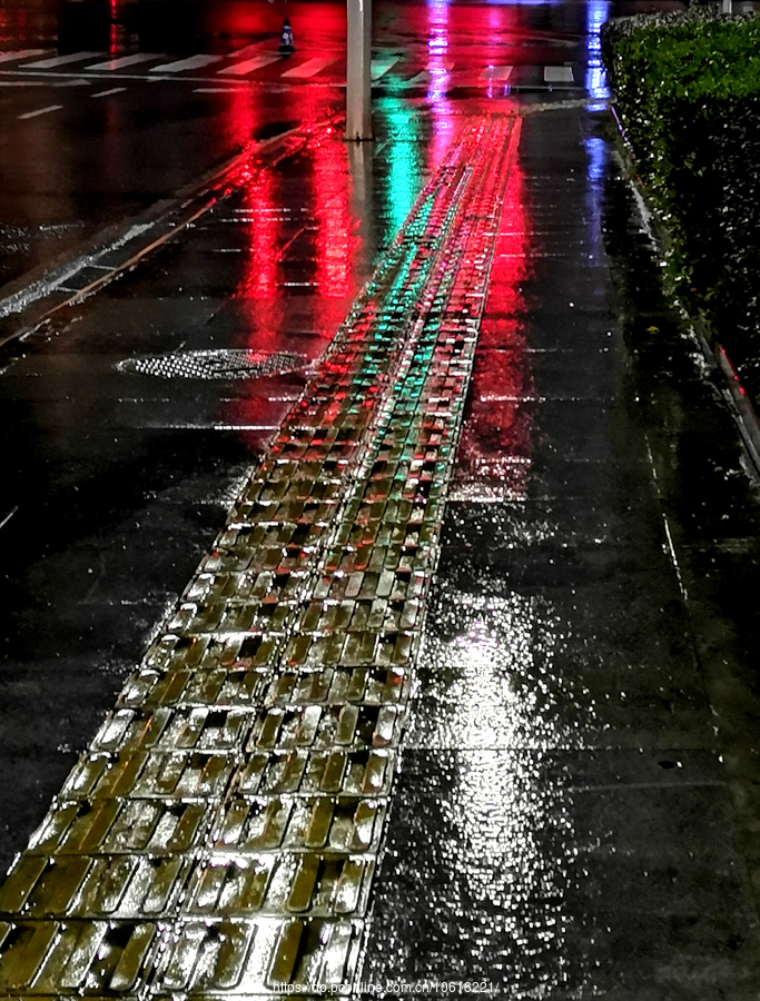 冬日随拍·巴城雨夜