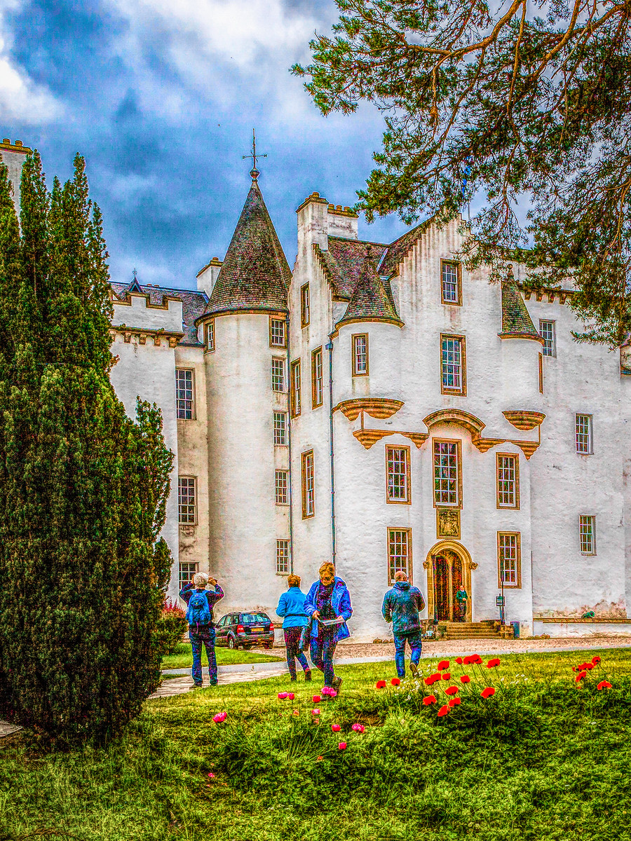 苏格兰布莱尔城堡(Blair Castle)，13世纪的建筑