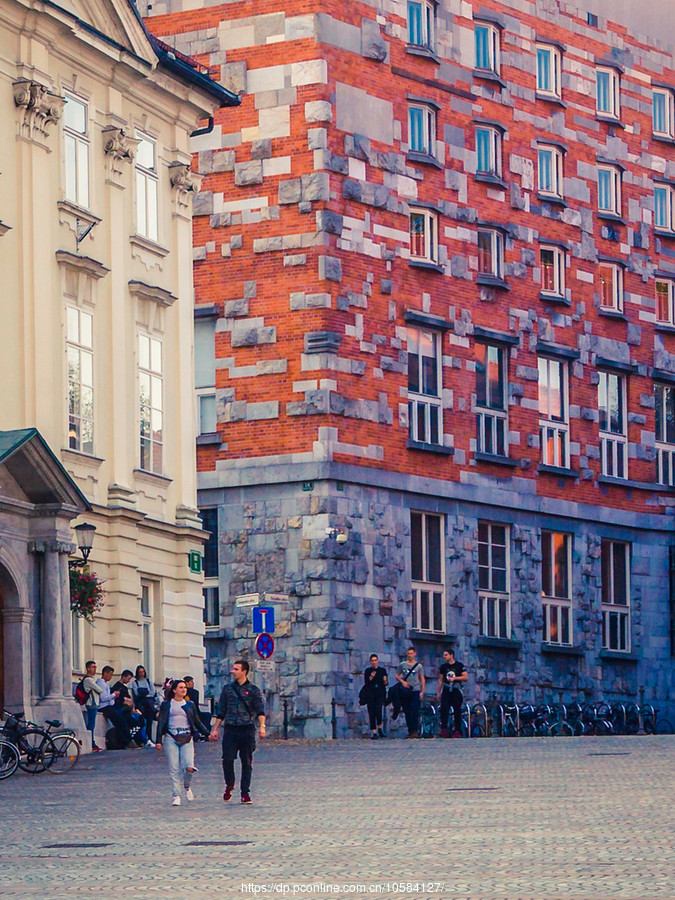 斯洛文尼亚首都卢布尔雅那(Ljubljana)，小街文化