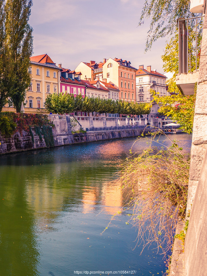 斯洛文尼亚首都卢布尔雅那(Ljubljana)，小街文化