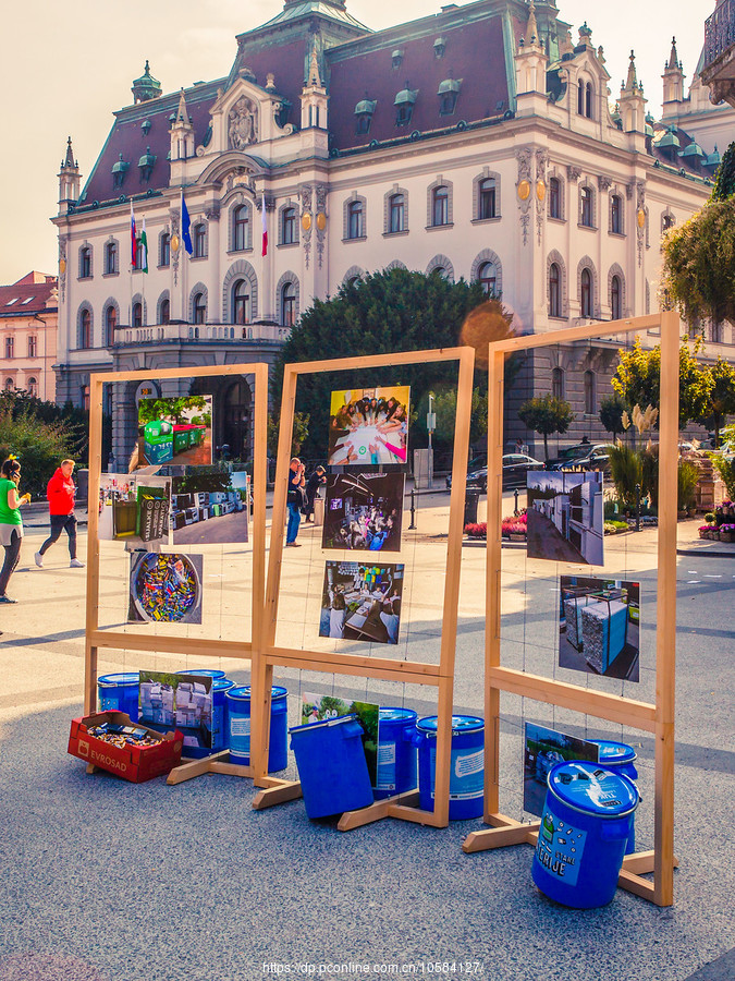 斯洛文尼亚首都卢布尔雅那(Ljubljana)，小街文化