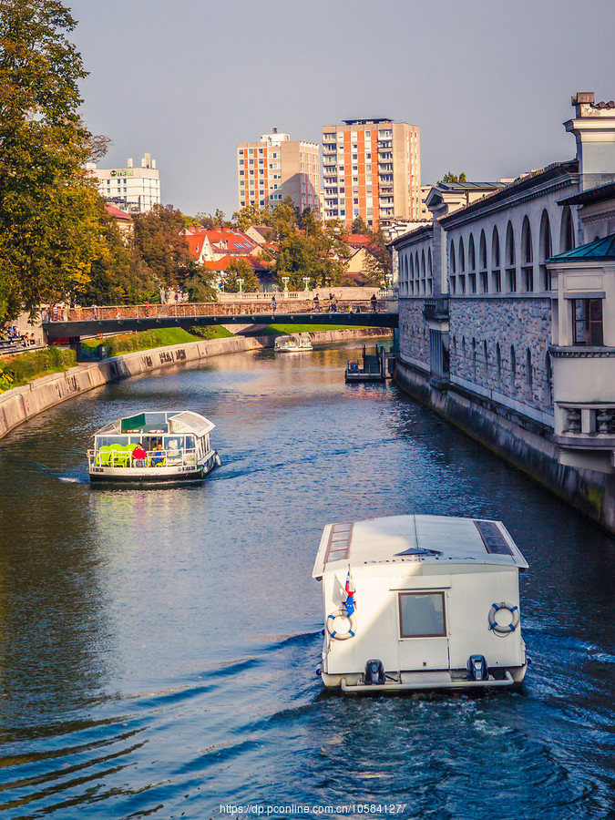 斯洛文尼亚首都卢布尔雅那(Ljubljana)，小街文化