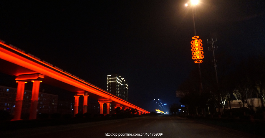 运城学苑路立交桥夜景 (共p)