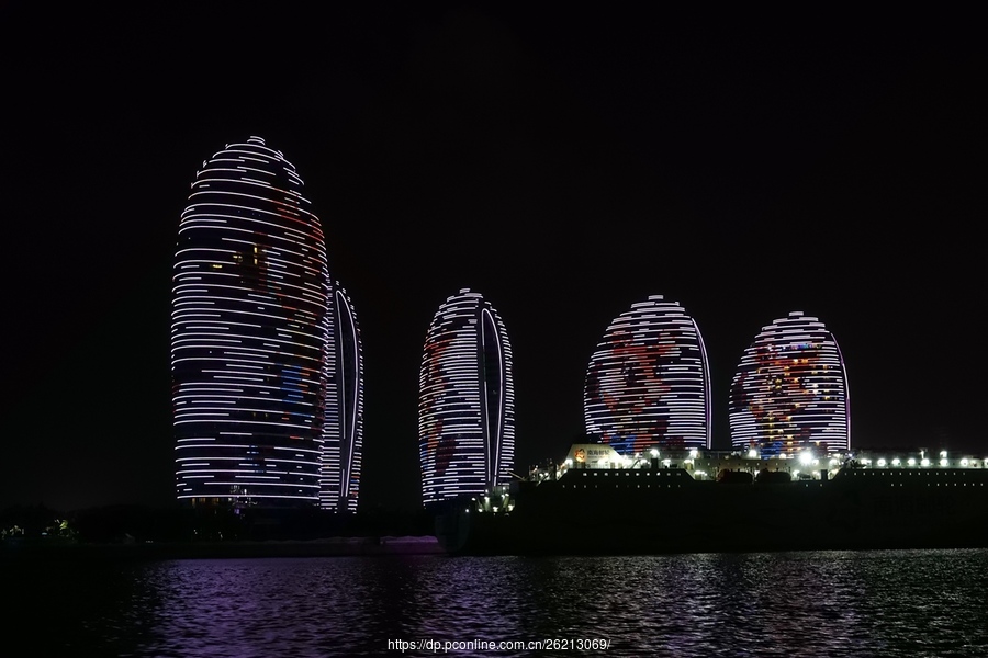 三亚凤凰岛夜景 (共p)