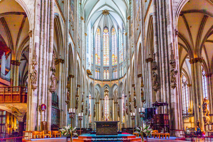 德国科隆大教堂,耗时600年建成