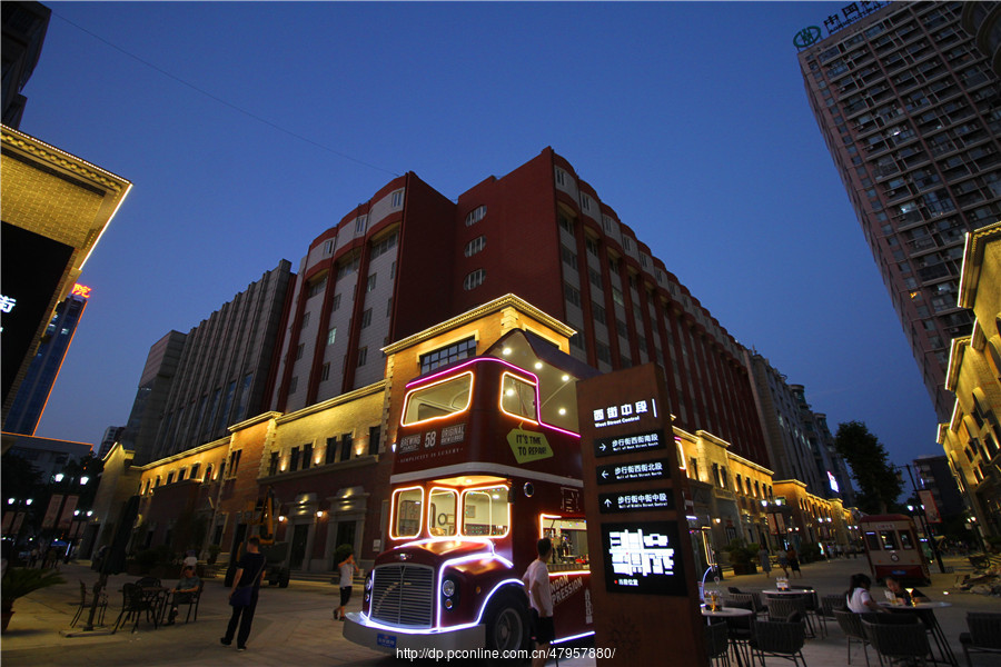 夜游洛阳广州市场步行街