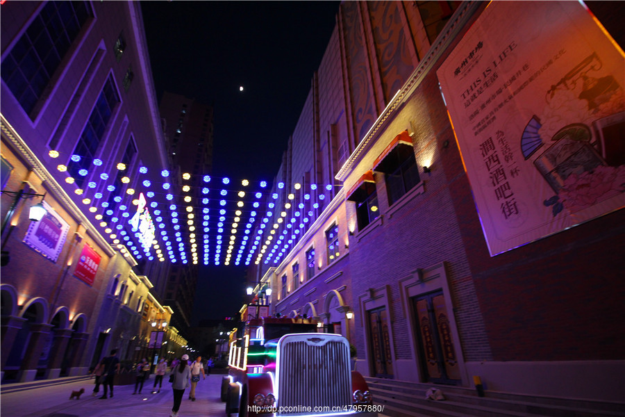 夜游洛阳广州市场步行街