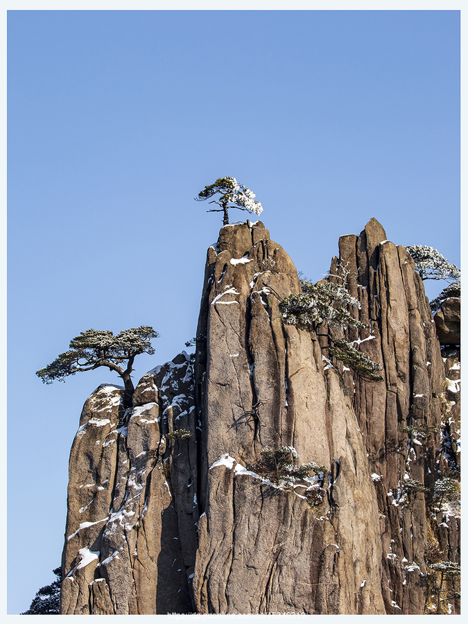 黄山雪景