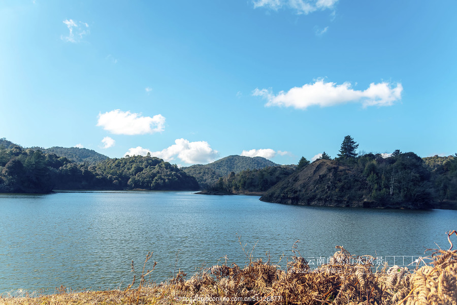 云南省临沧市凤庆县黄草坝水库姚青春自然风光山水风景