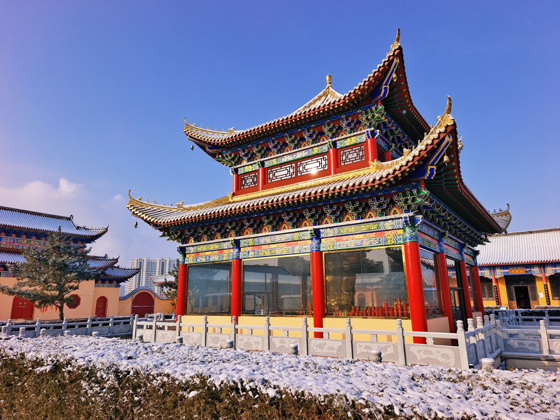 雪染宝峰禅寺