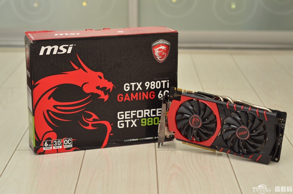 红龙----msi gtx980ti gaming 6g,本配置最烧银子的硬件.