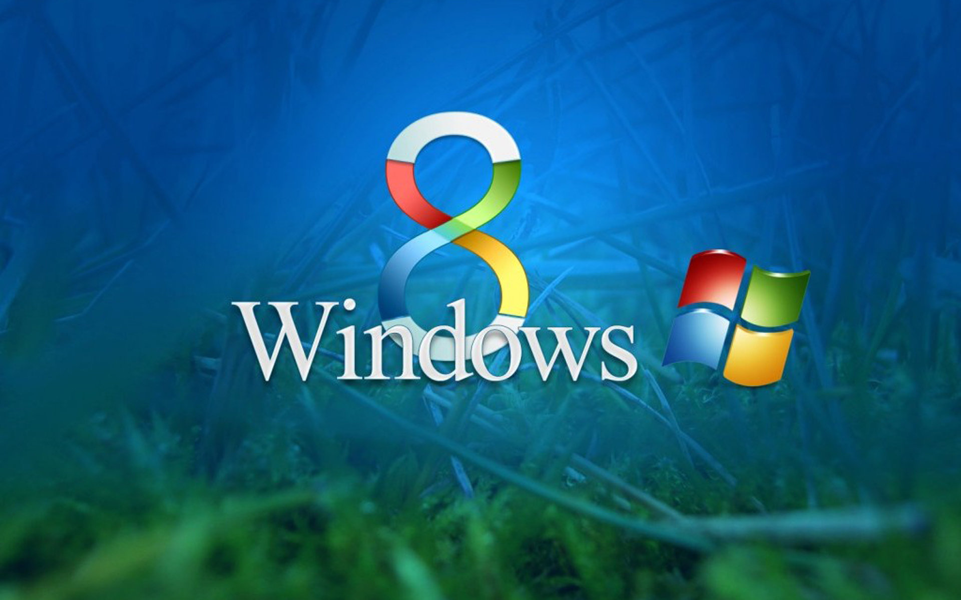 windows8创意标志高清桌面壁纸