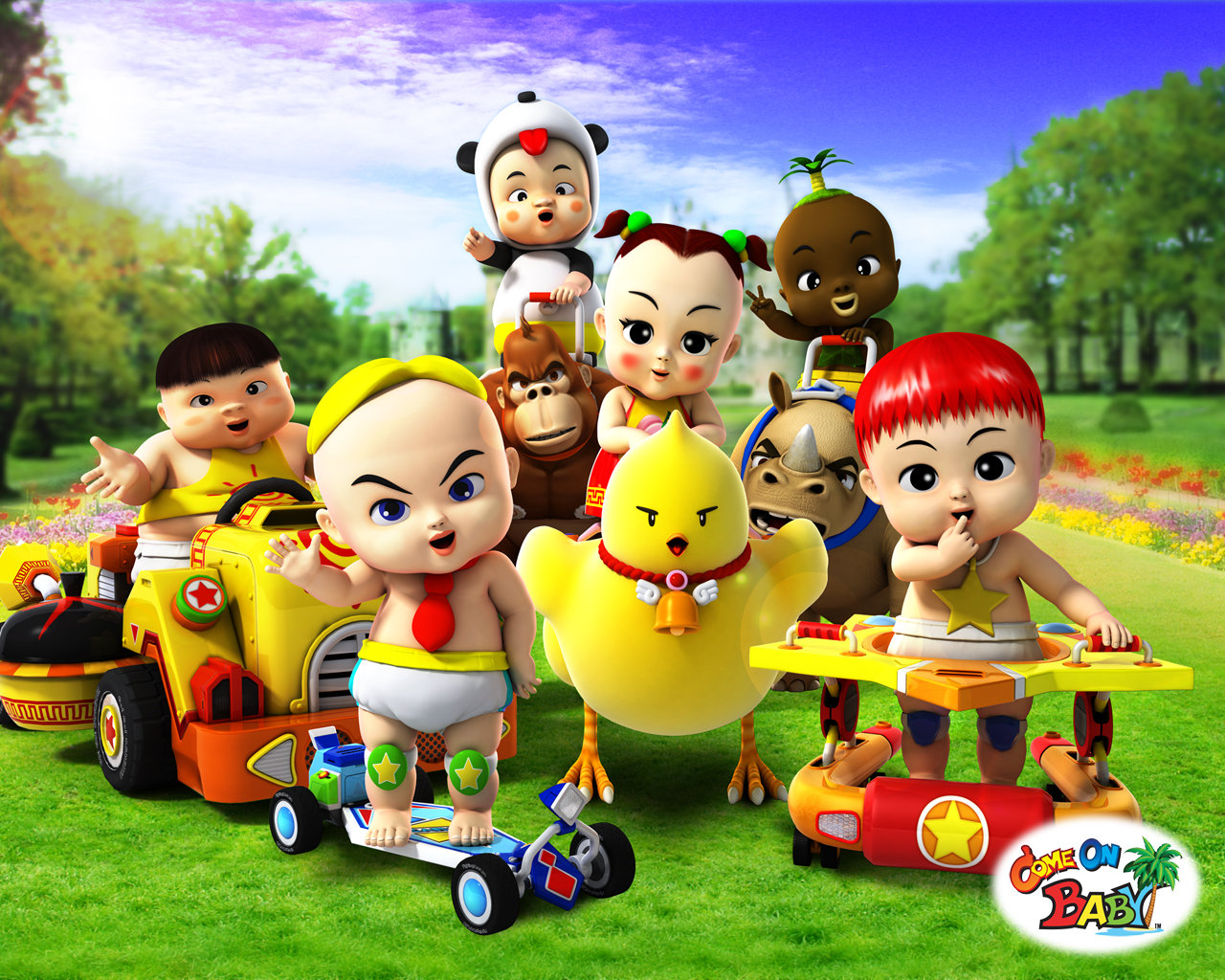comeonbaby 可爱动漫桌面高清壁纸