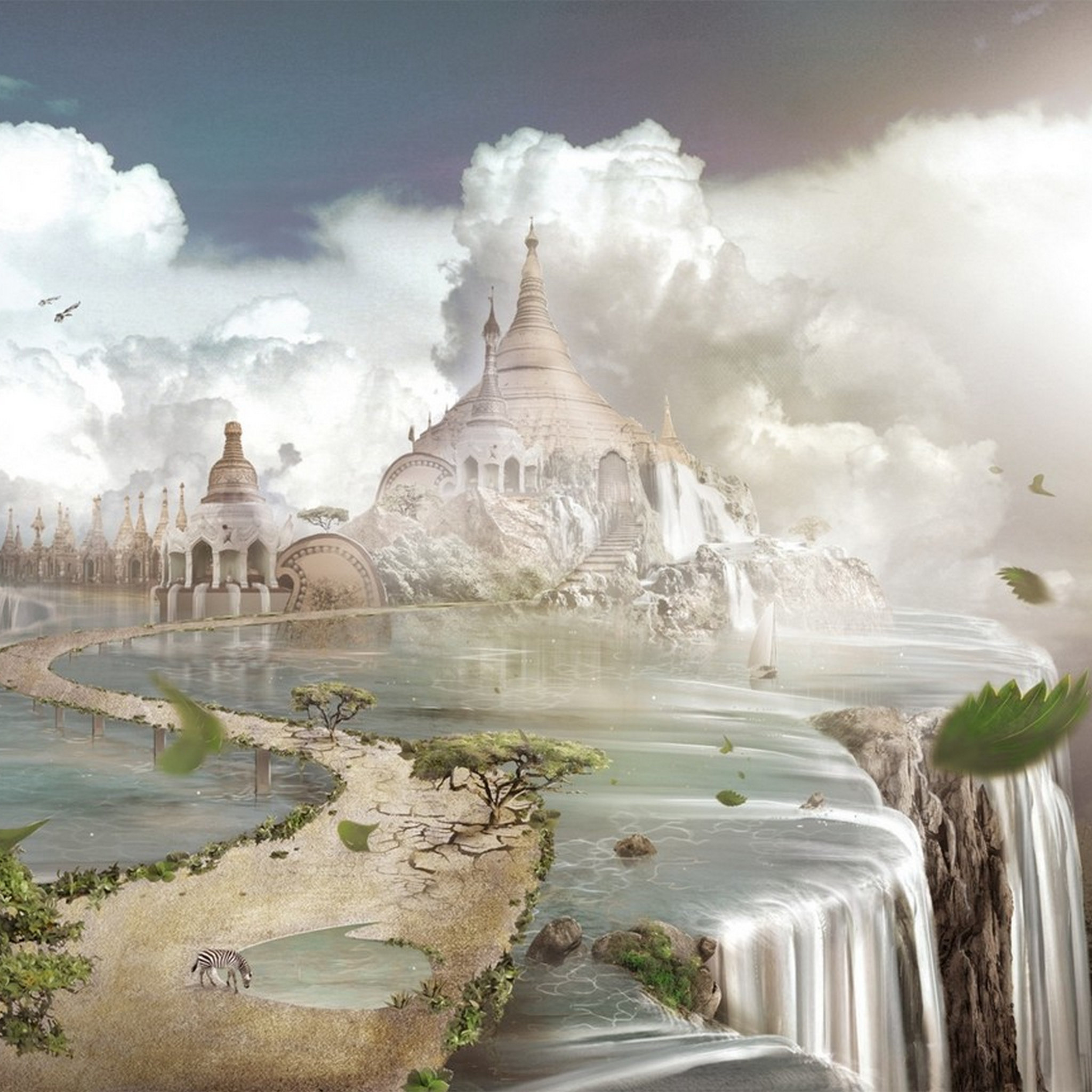 奇幻城堡newipad高清壁纸