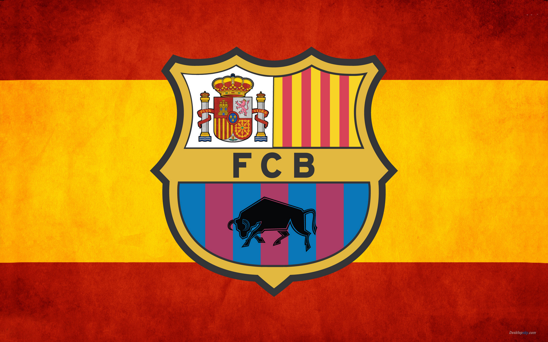 壁纸足球，国旗，FC Barcelona HD：宽屏：高清晰度：全屏