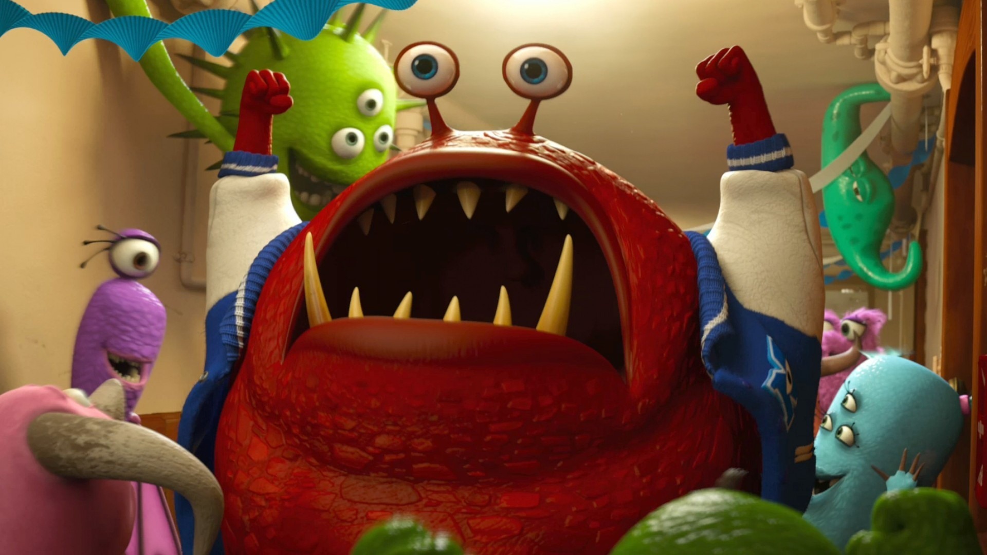 《怪兽大学》剧照8; 怪物公司2桌面高清壁纸; monsters university