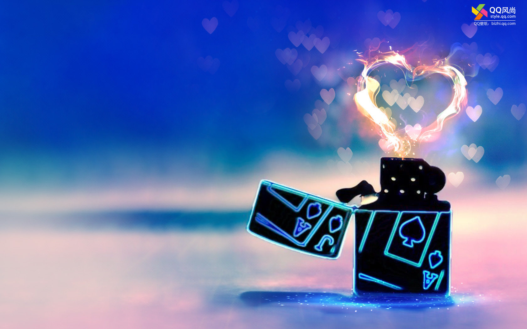 【qq风尚爱情主题桌面壁纸