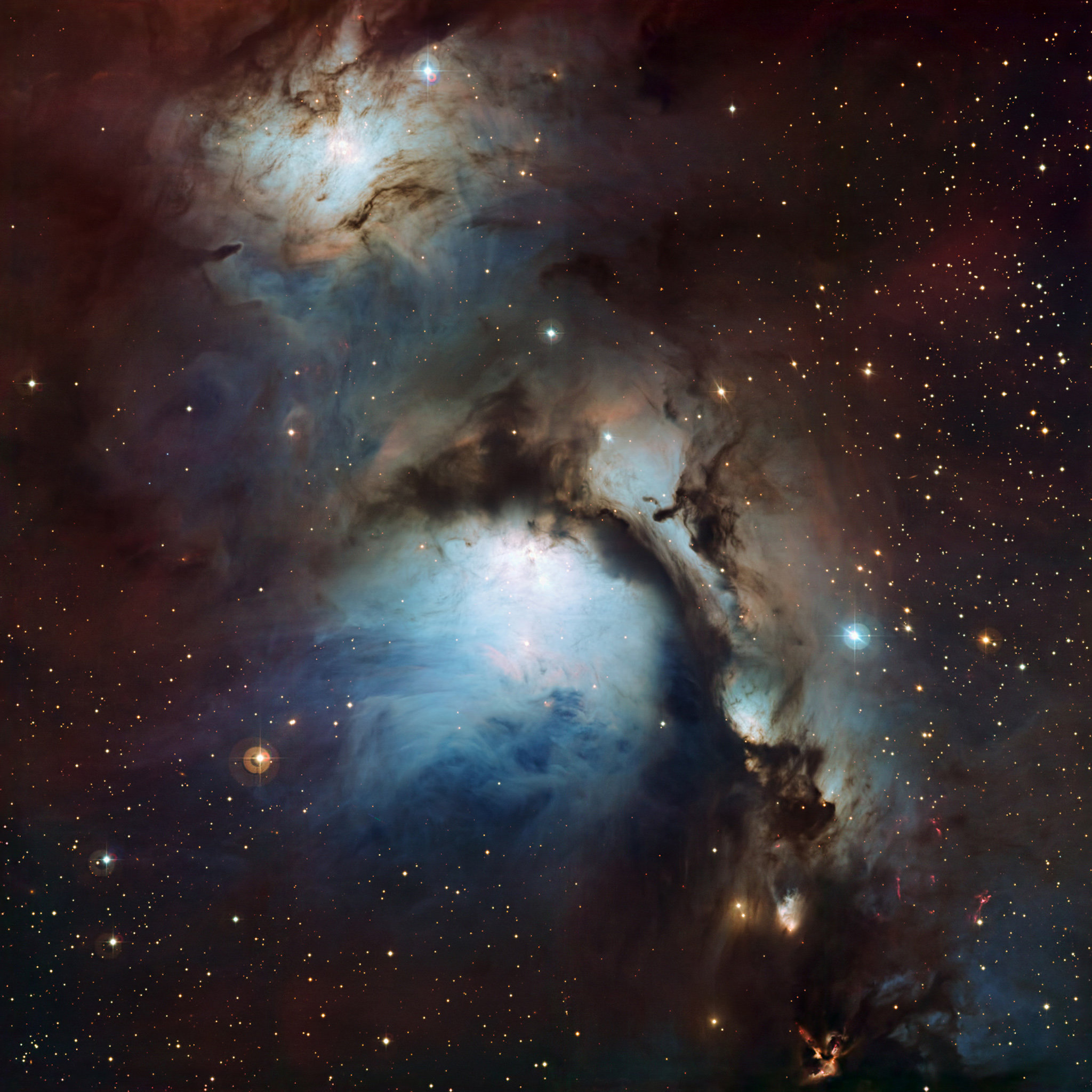 m78星云(图片来源:eso); 一周太空图片02.24; 神秘宇众壁纸