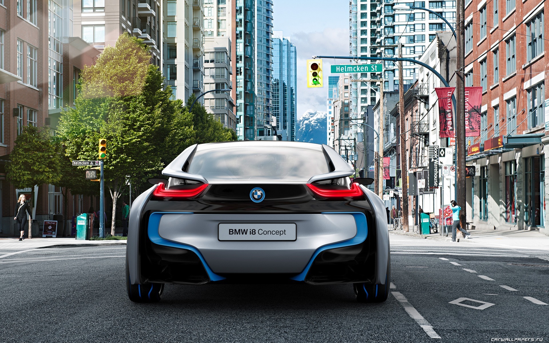 宝马bmw i8 concept动感概念车桌面壁纸