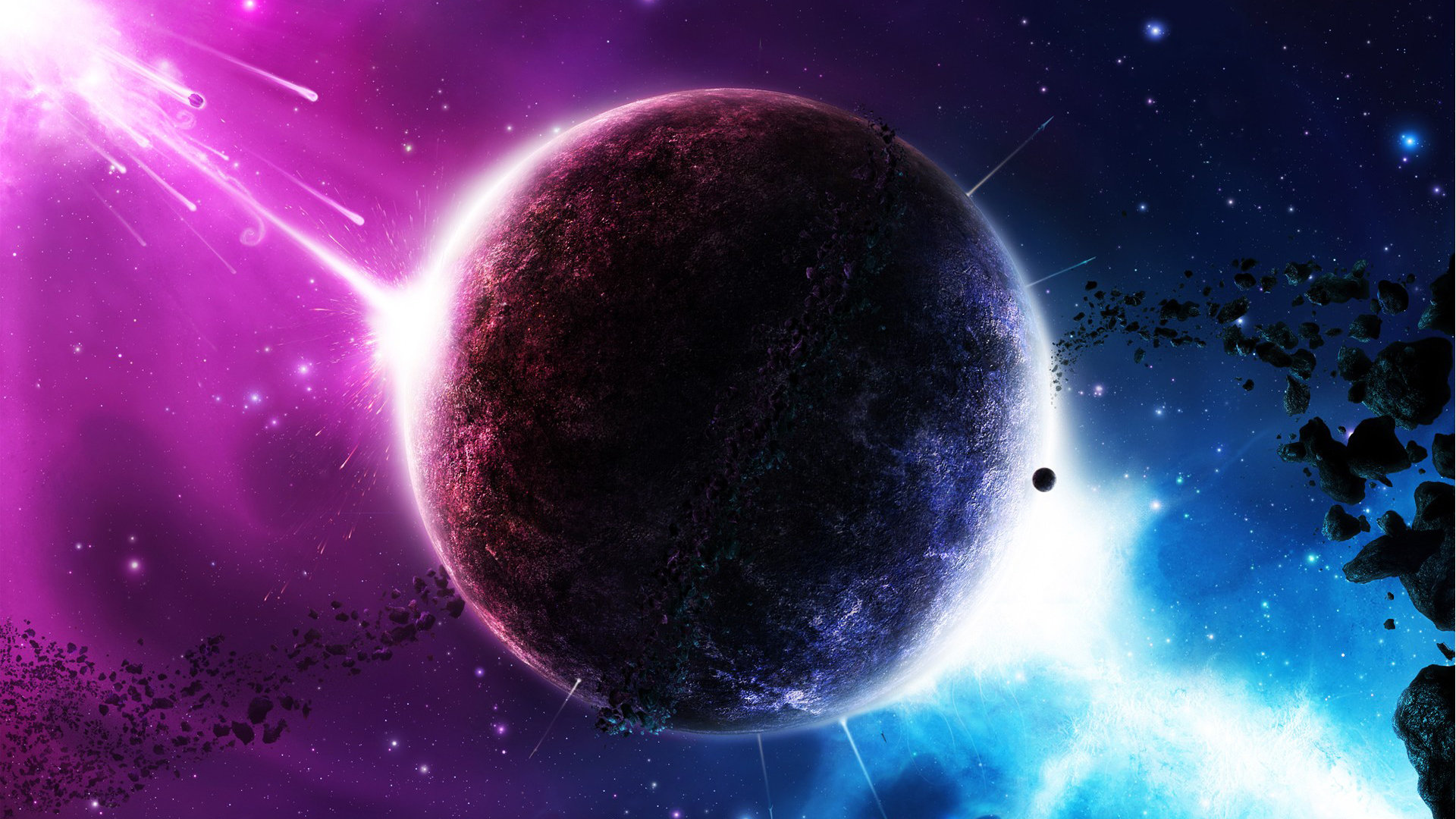 璀璨星空 唯美梦幻高清太空电脑桌面壁纸 桌面壁纸璀璨星空 浩瀚宇宙图片