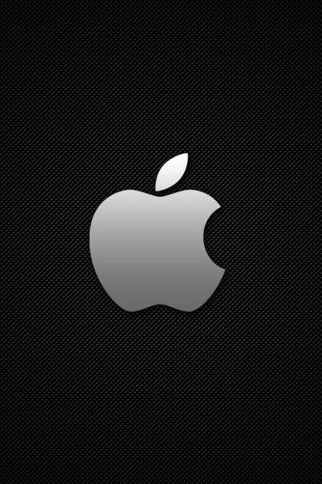 简洁唯美的苹果logo高清壁纸