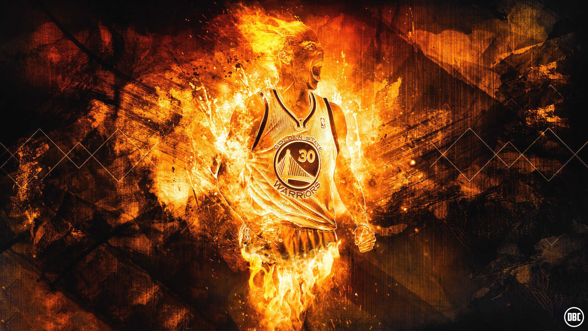 NBA勇士队球星斯蒂芬·库里壁纸